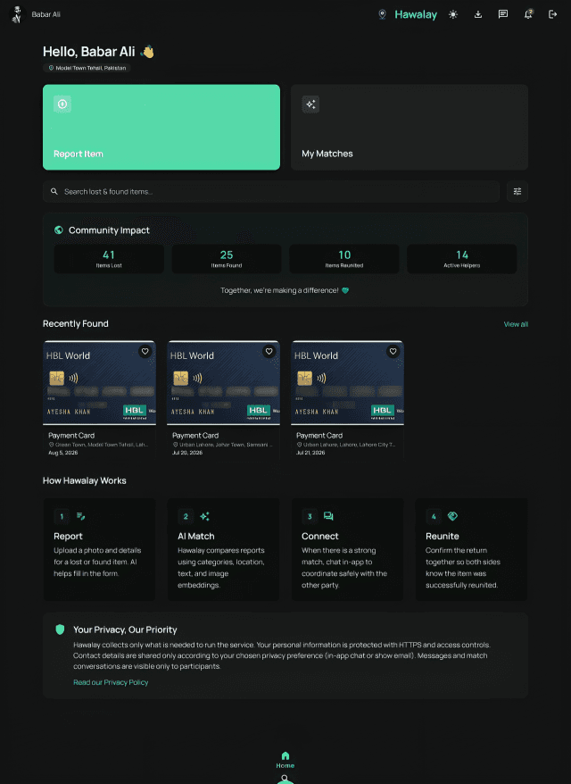 Hawalay — AI & Web / Mobile screenshot